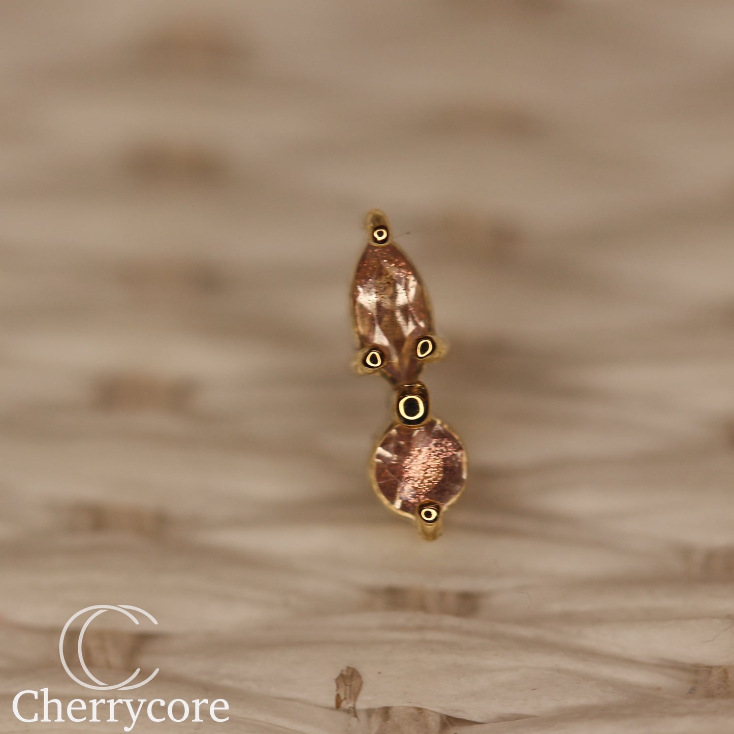 Such A Vibe- Genuine Oregon Sunstone - Threadless Attachment