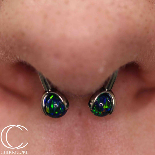 3 Prong Opal Ball Threaded Attachment