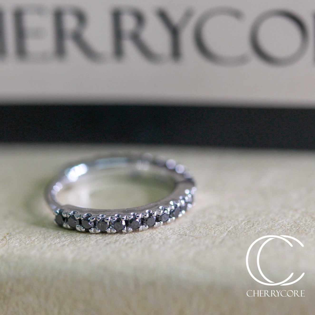 Black Diamond Eternity Earring