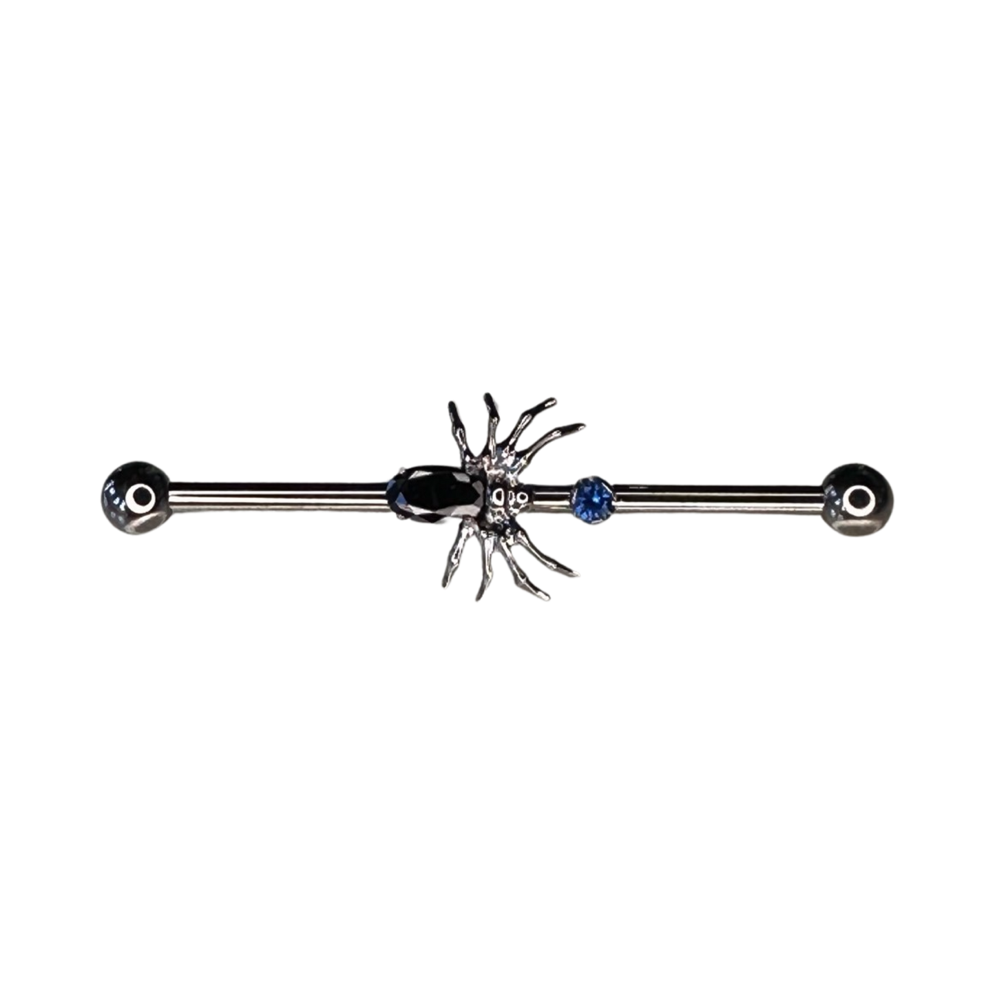 Titanium Spider Industrial Barbell