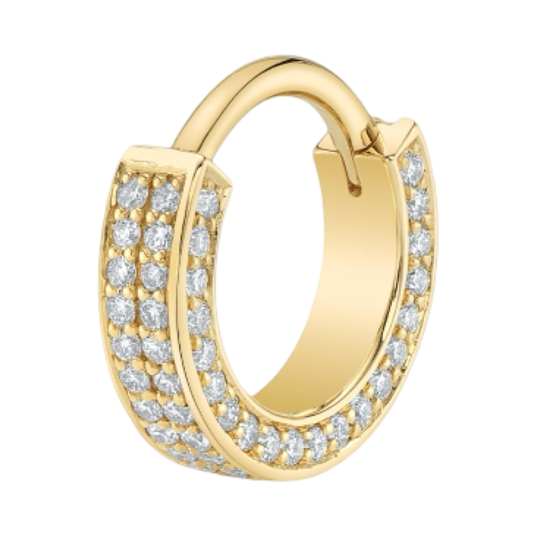 Mini Lysa- 14k gold- Genuine Diamond