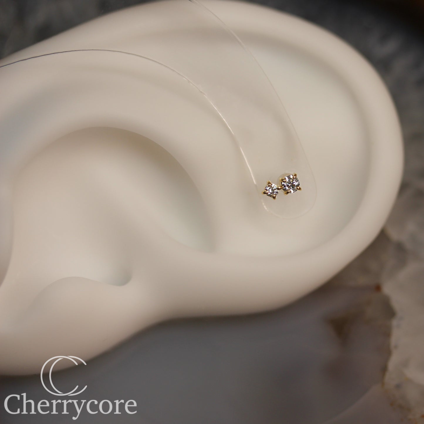 Bebe - Genuine Lab Diamonds- Threadless Attachment