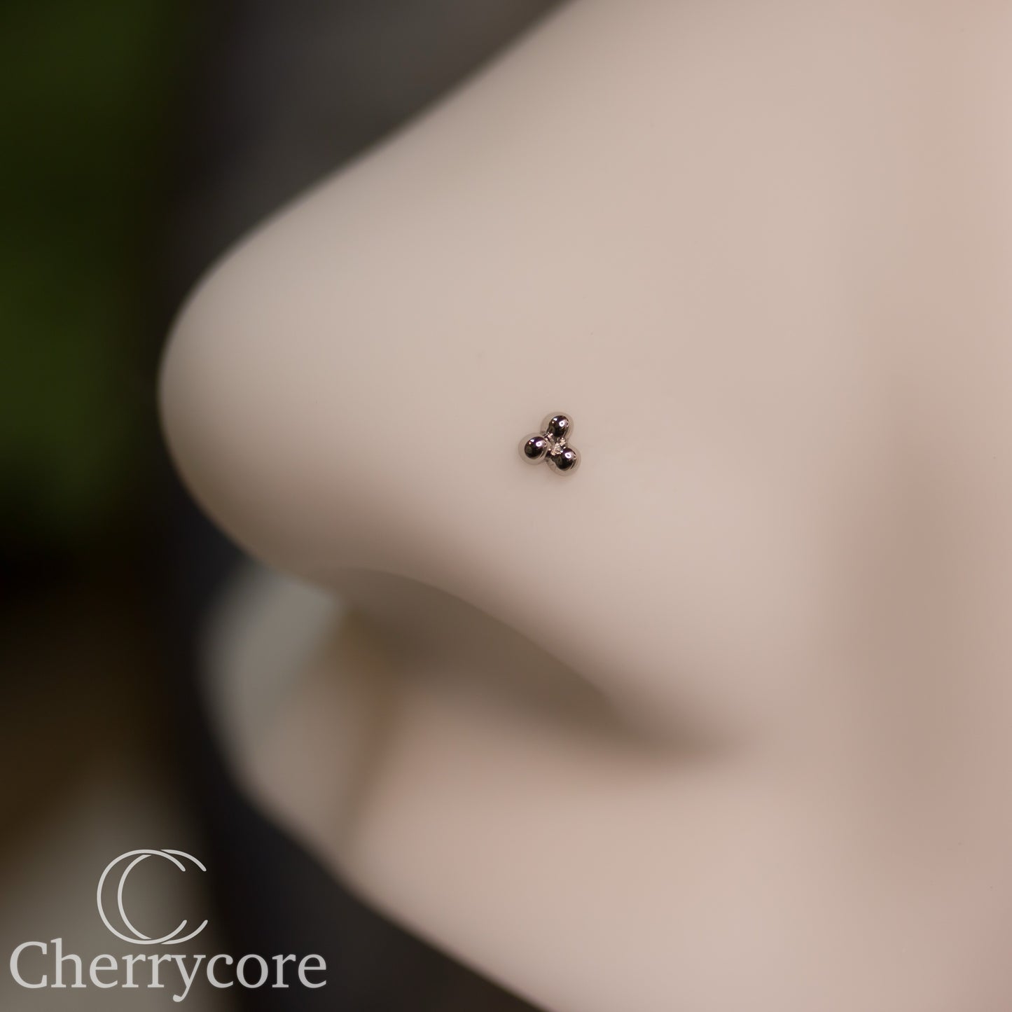 14k Gold- Tribead -Threadless Attachment