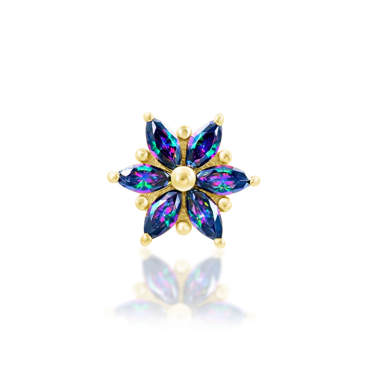 Mystic Elegance- 14kt- Threadless Attachment