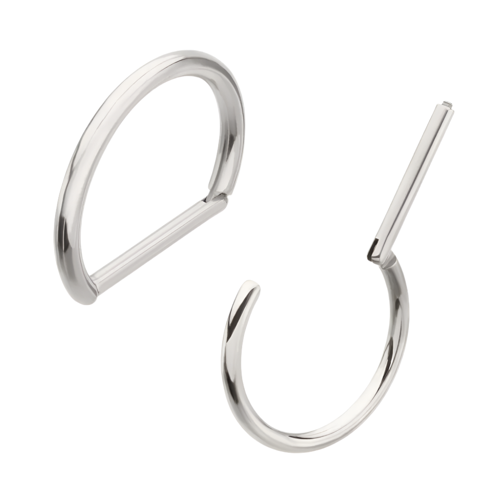 Titanium Hinged D-Ring