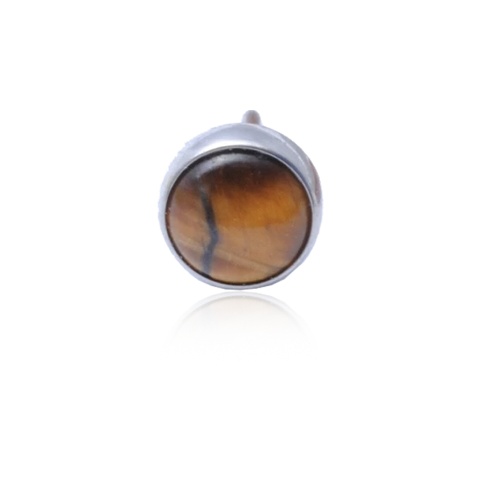 Titanium Genuine Stone Threadless Attachment