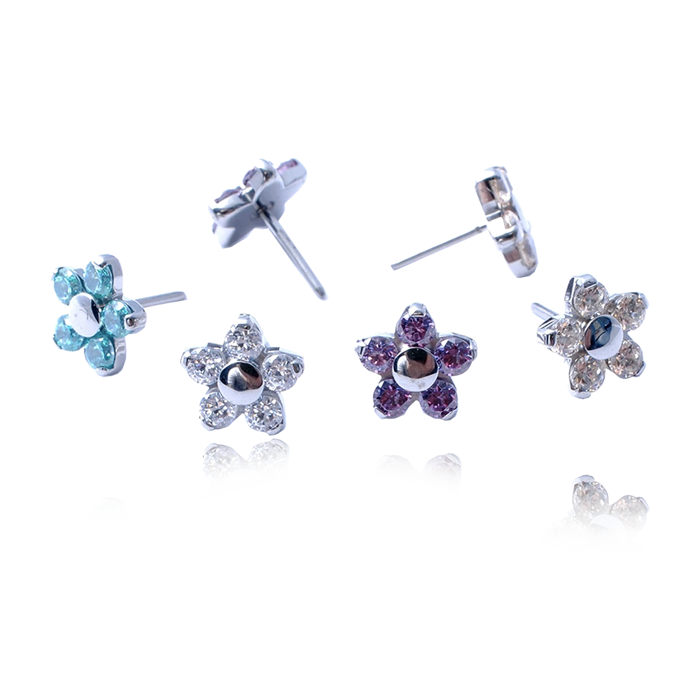 Titanium Flower Threadless Attachment