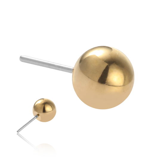 14k-18k Gold Ball Threadless Attachment