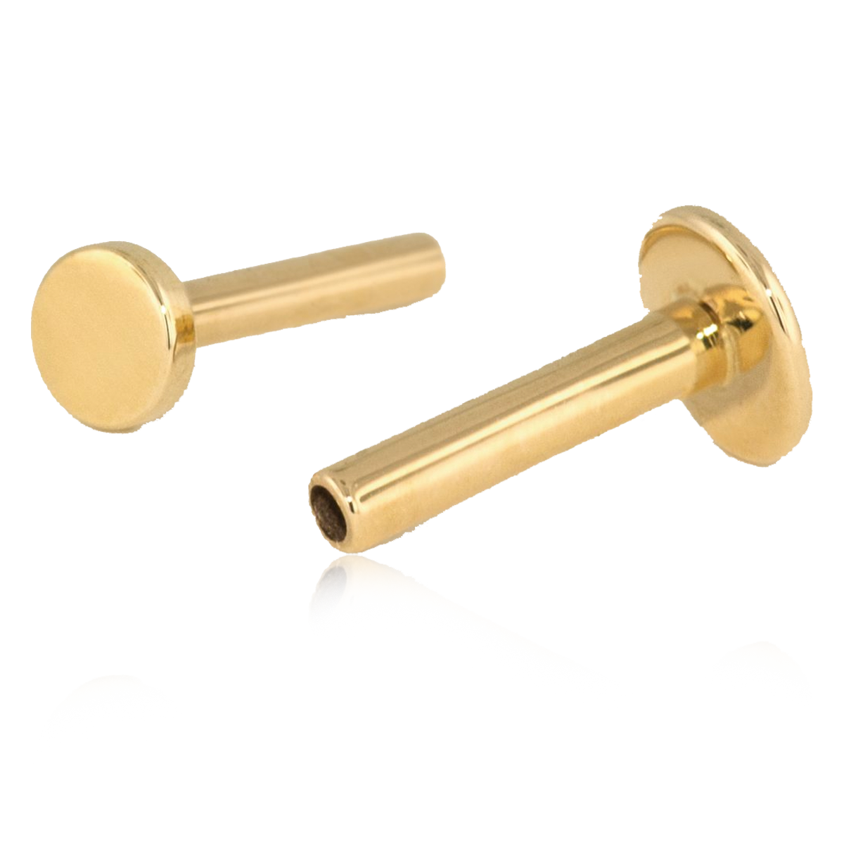 Gold threadless labret deals