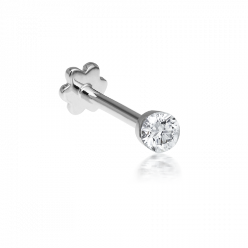Invisible Set Diamond Threaded Stud