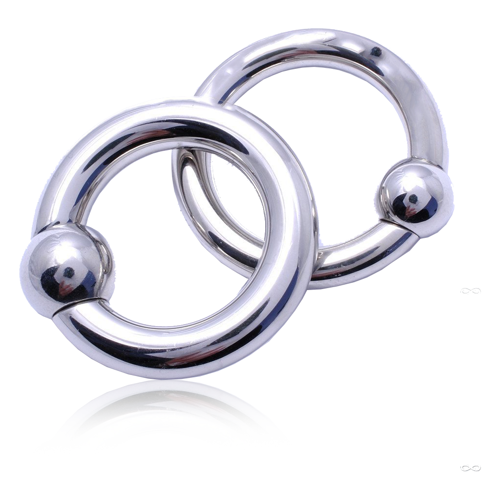 Premium Titanium Captive Bead Ring