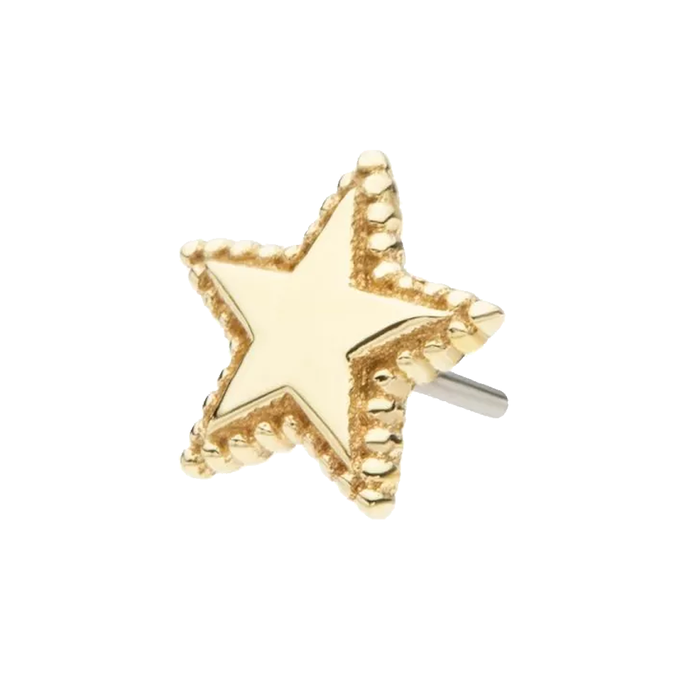 Millgrain Star Threadless Attachment