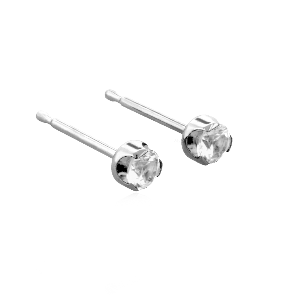Titanium Gem Traditional Earrings