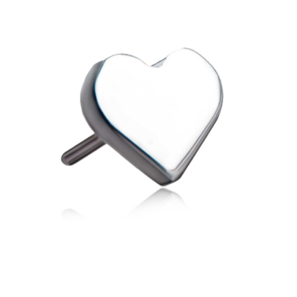 Titanium Heart Threadless Attachment