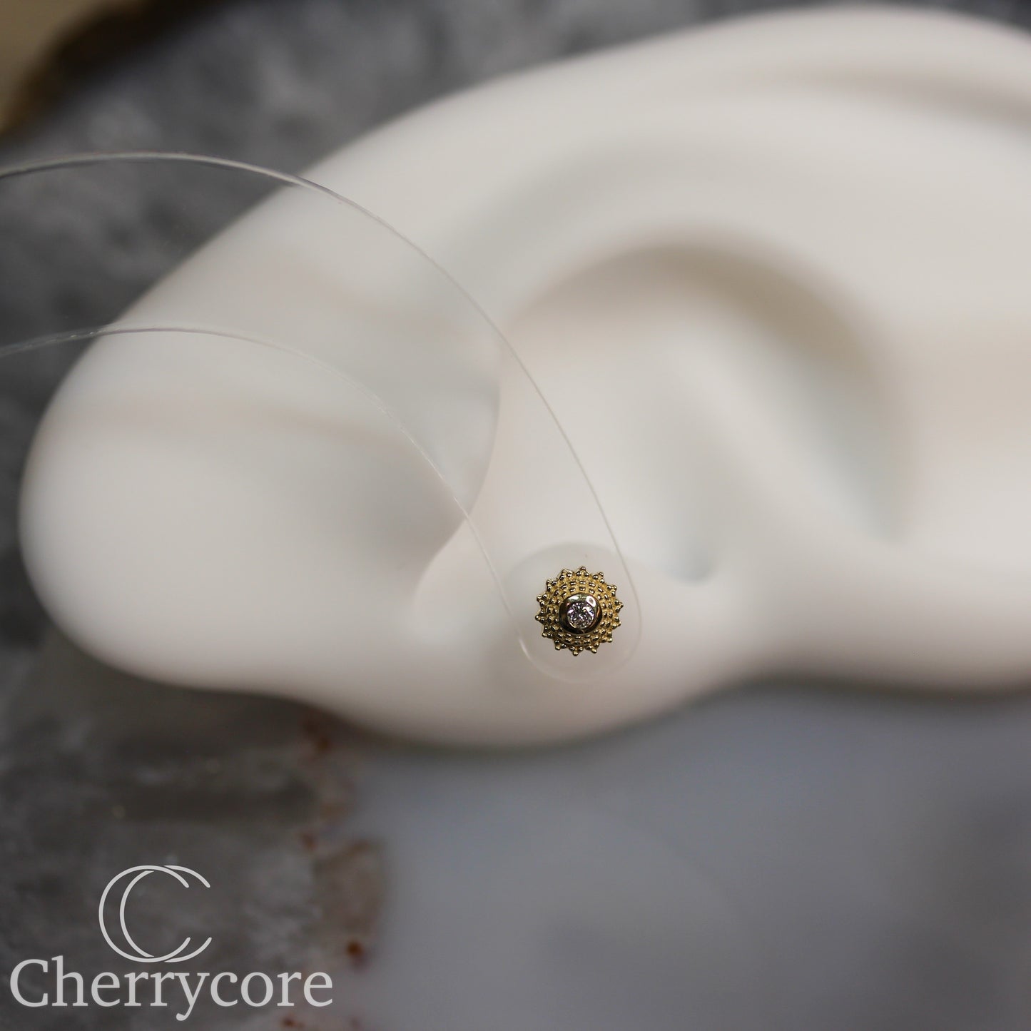 Negroni- Genuine Lab Diamnond- Threadless attachment