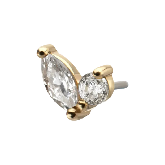 Eloria-14k Gold - Threadless attachment