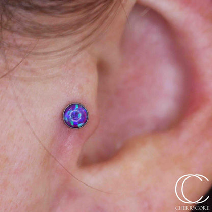 Titanium Opal Threadless Attachment