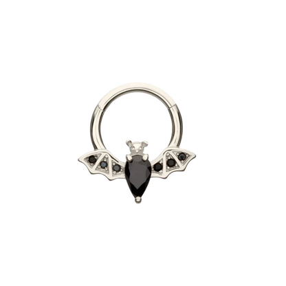 14kt Gold Bat Hinge Ring