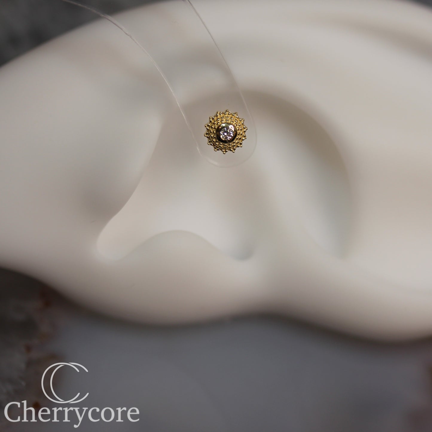 Negroni- Genuine Lab Diamnond- Threadless attachment