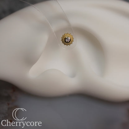 Negroni- Genuine Lab Diamnond- Threadless attachment