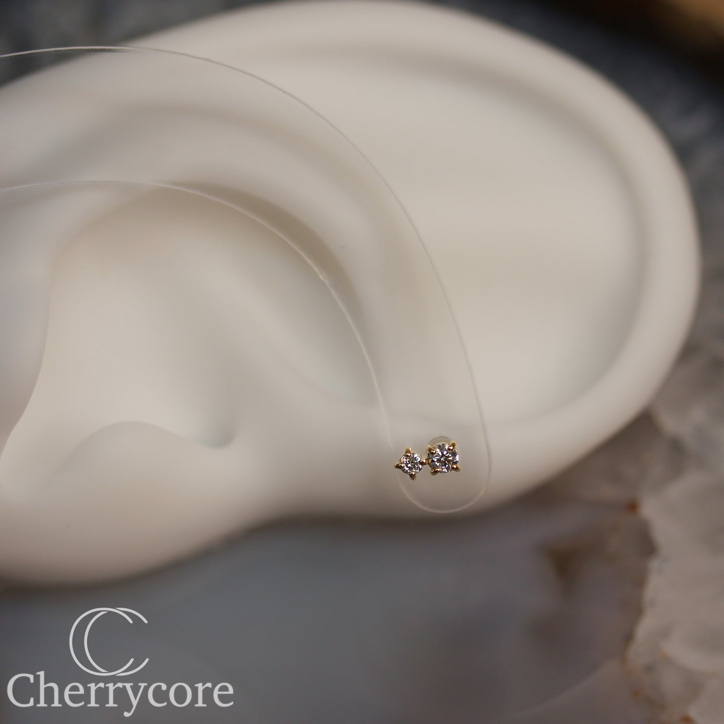 Bebe - Genuine Lab Diamonds- Threadless Attachment