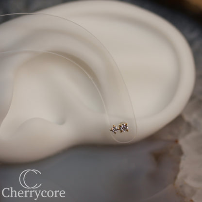 Bebe - Genuine Lab Diamonds- Threadless Attachment