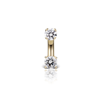 Prong Set Diamond Rook Barbell