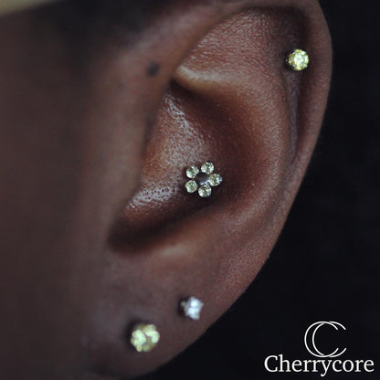 Titanium Flower Threadless Attachment