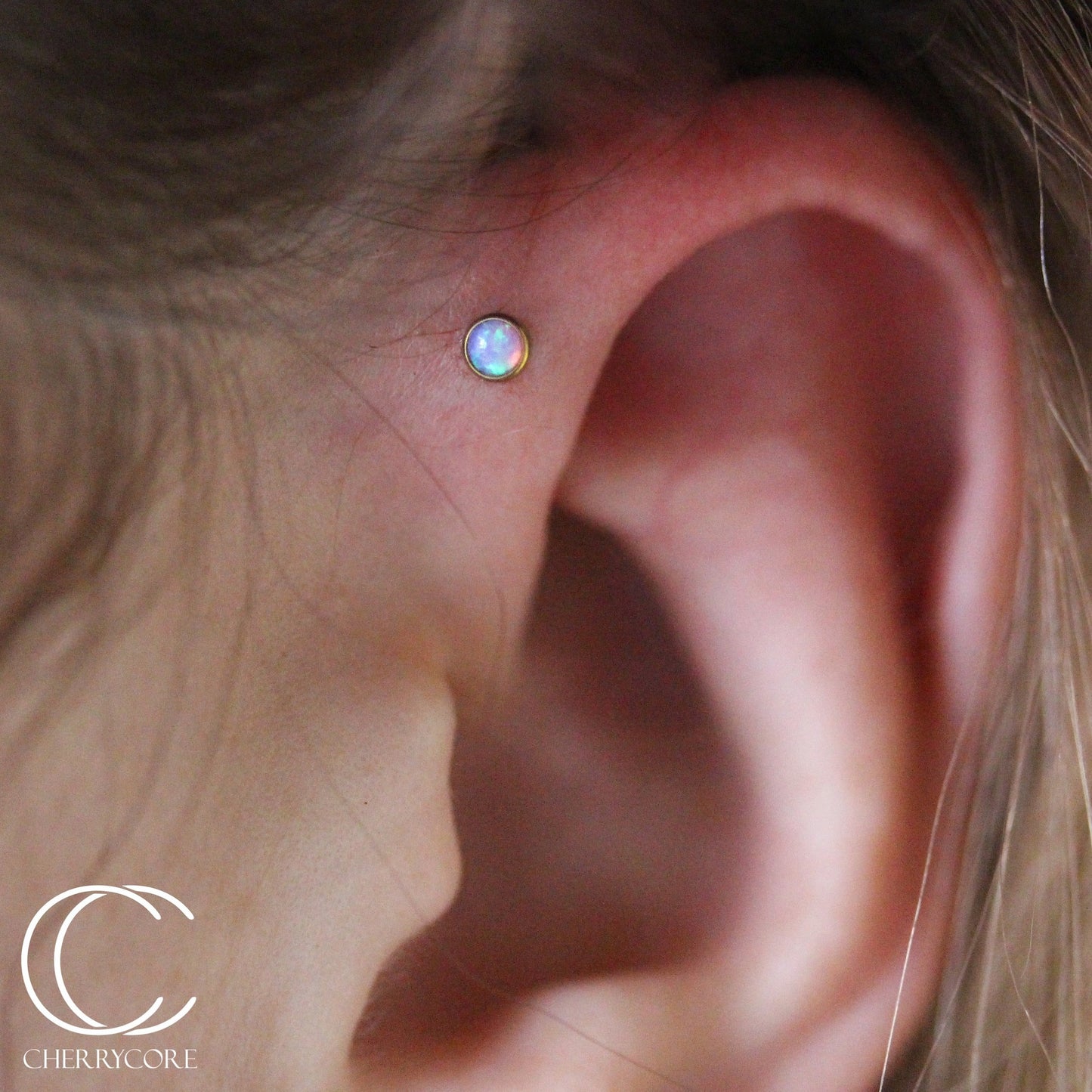 Titanium Opal Threadless Attachment