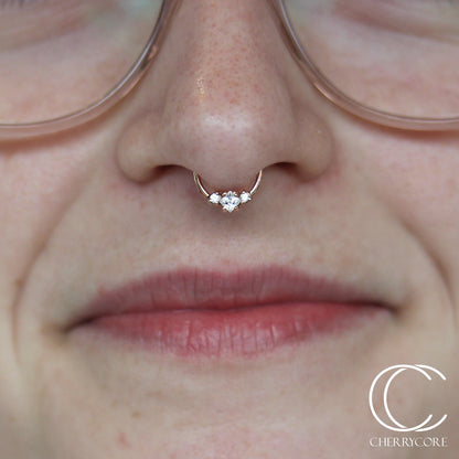 Ceri Seam Ring- Genuine stones