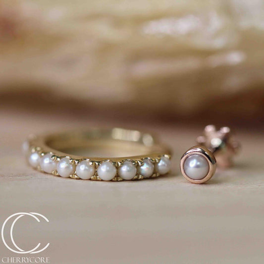 Pearl Eternity Ring
