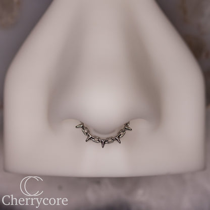 Titanium Barb Wire Hinge Ring