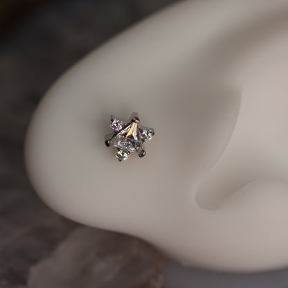 Northern Star - CZ- Titanium Threaded attachment