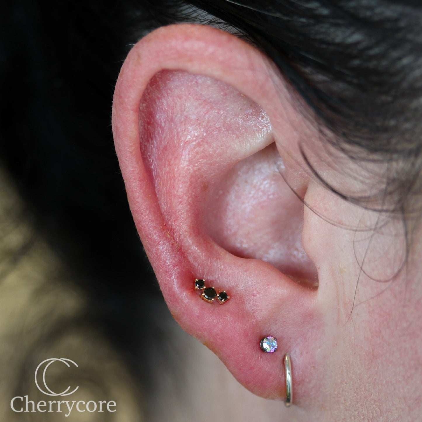 Three Sisters- Genuine Onyx- Threadless Attachment