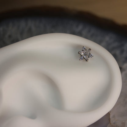 Northern Star - CZ- Titanium Threaded attachment