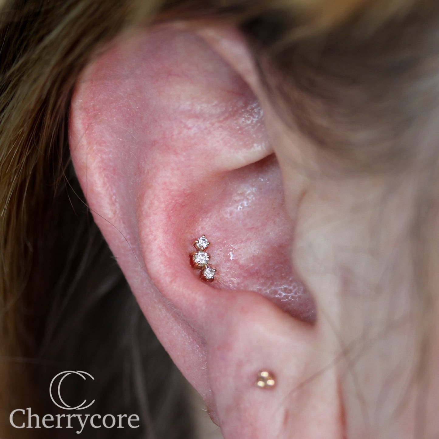 Three Sisters- Lab Diamond Threadless Attachment