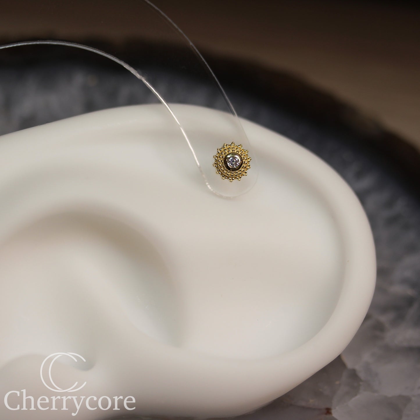 Negroni- Genuine Lab Diamnond- Threadless attachment