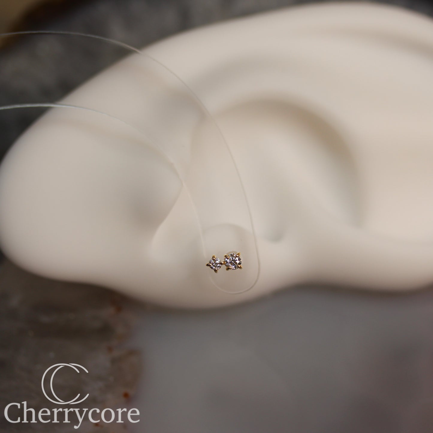 Bebe - Genuine Lab Diamonds- Threadless Attachment