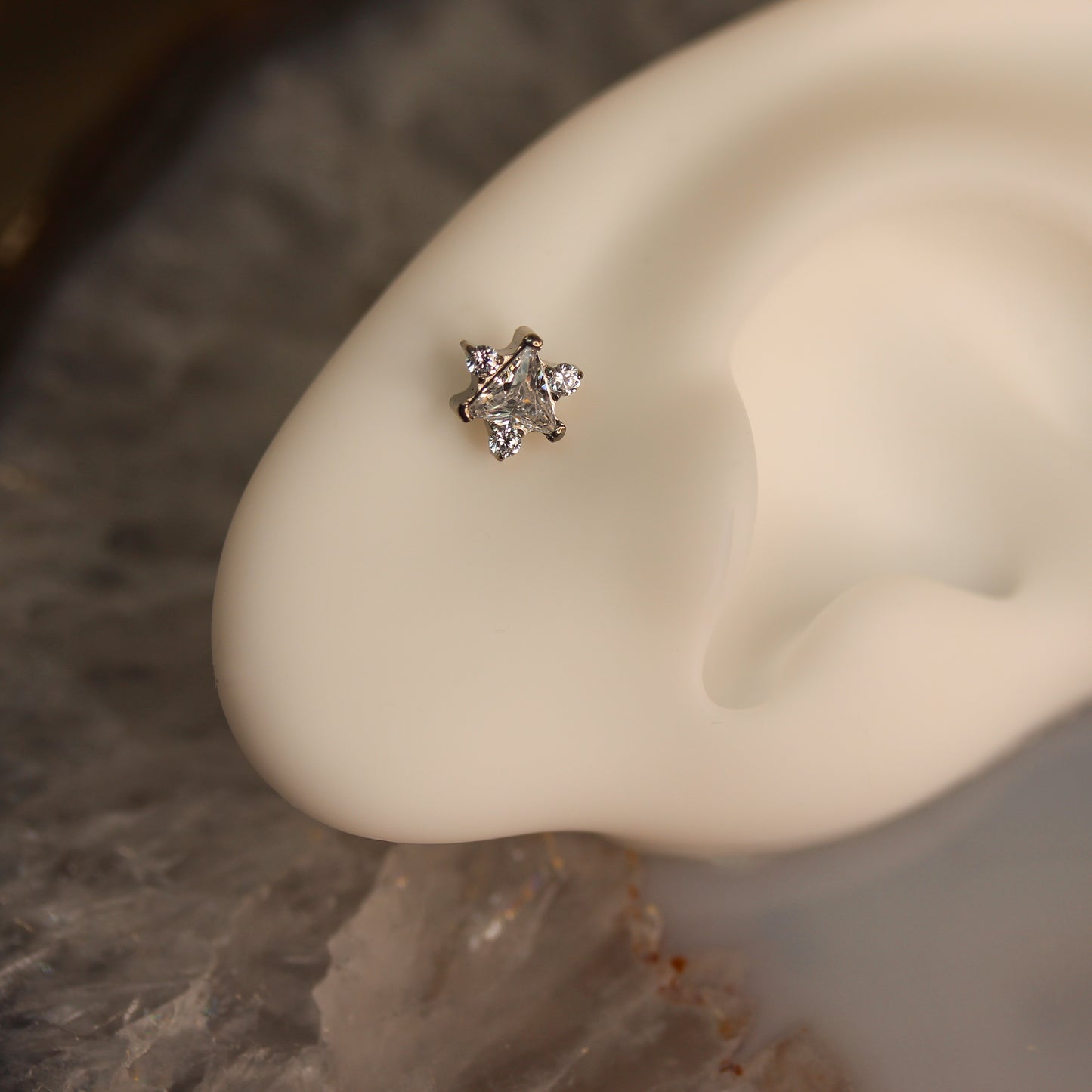 Northern Star - CZ- Titanium Threaded attachment