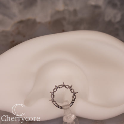 Titanium Barb Wire Hinge Ring