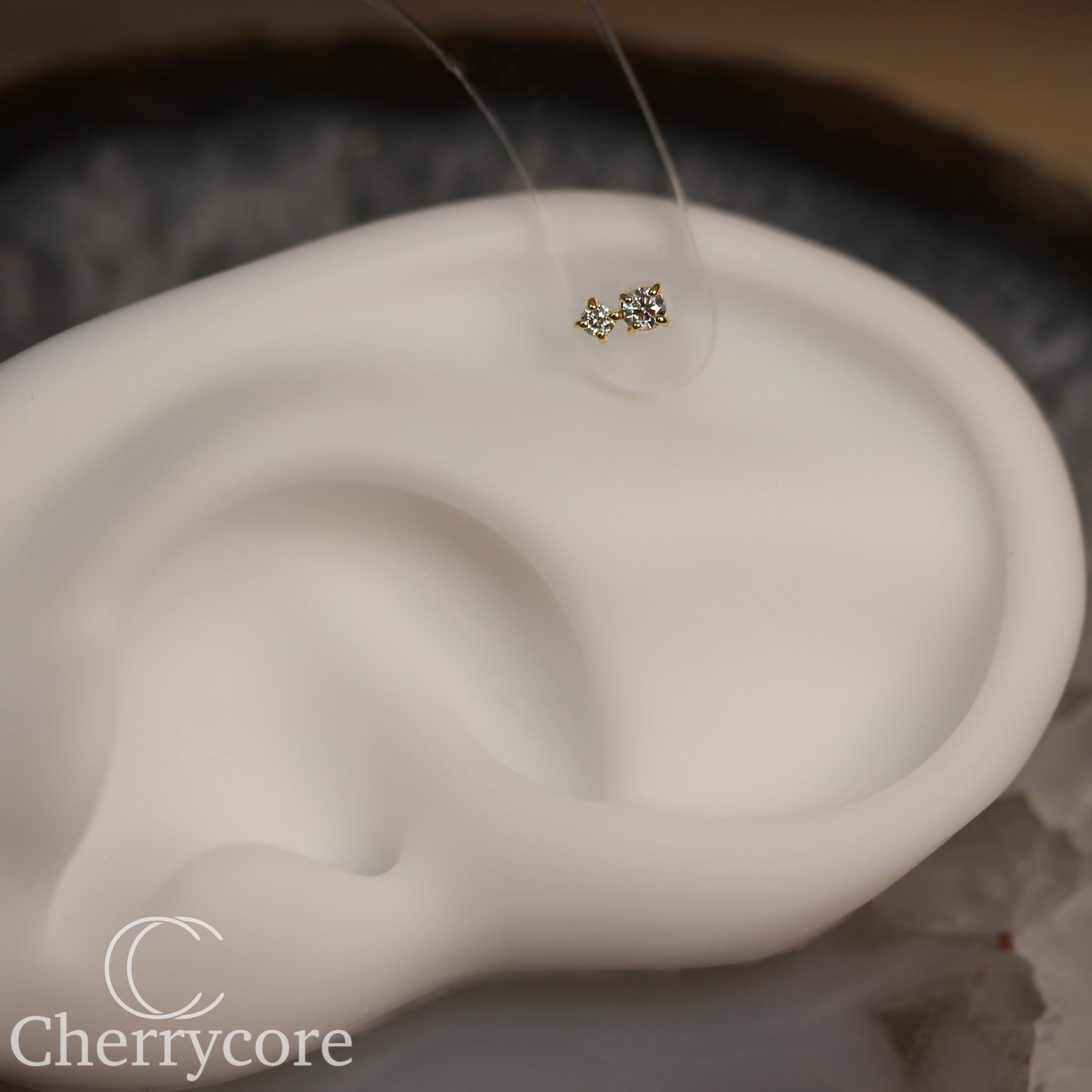 Bebe - Genuine Lab Diamonds- Threadless Attachment