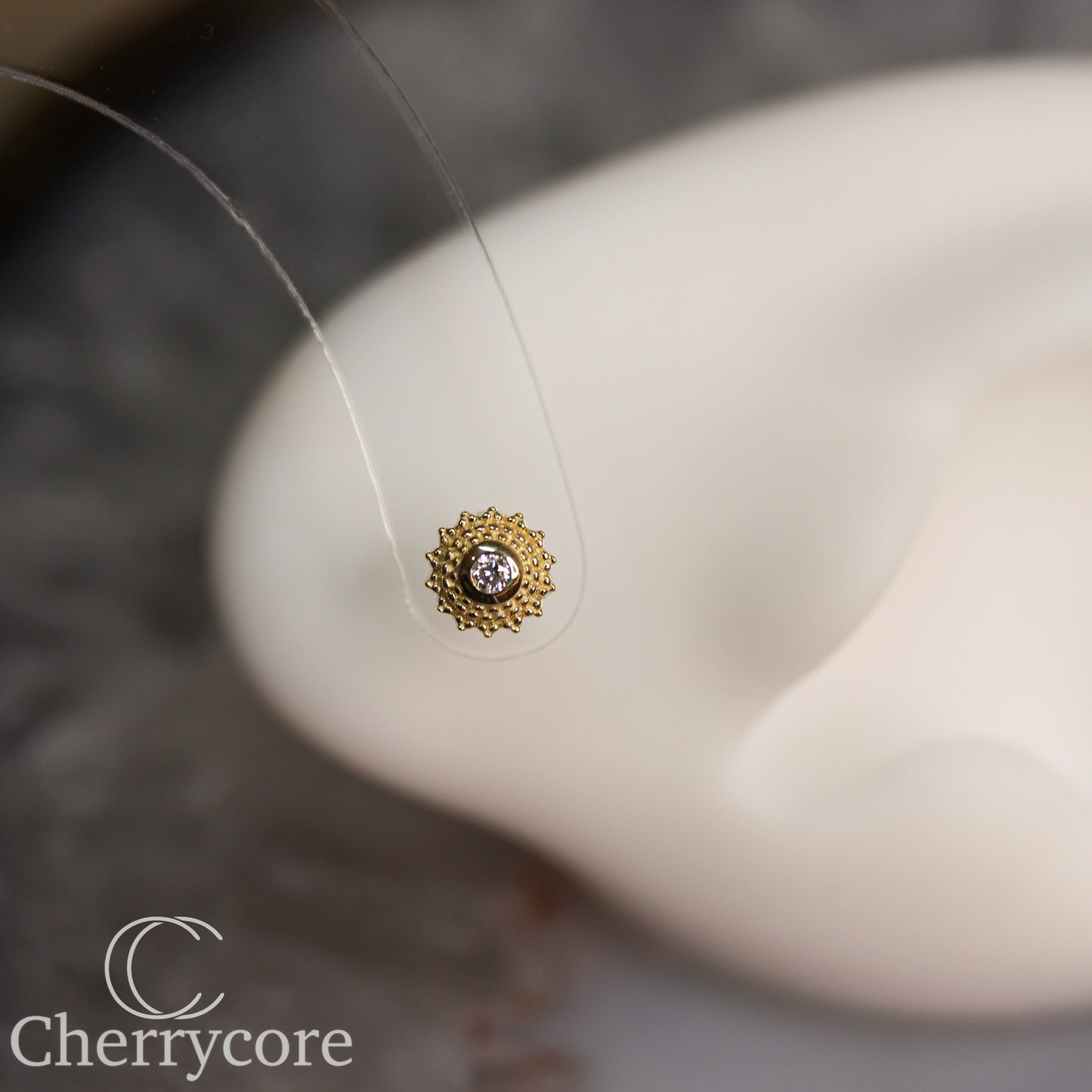 Negroni- Genuine Lab Diamnond- Threadless attachment