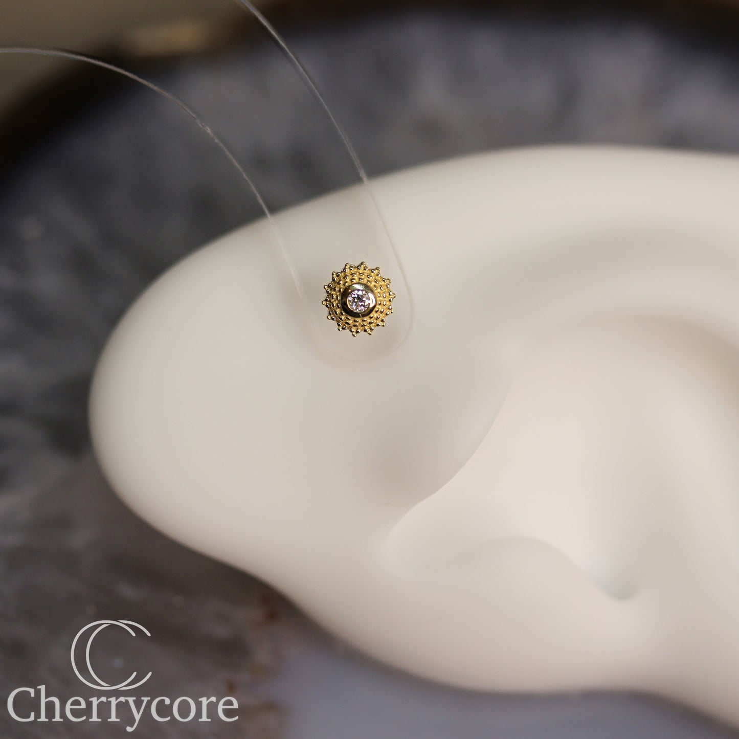 Negroni- Genuine Lab Diamnond- Threadless attachment