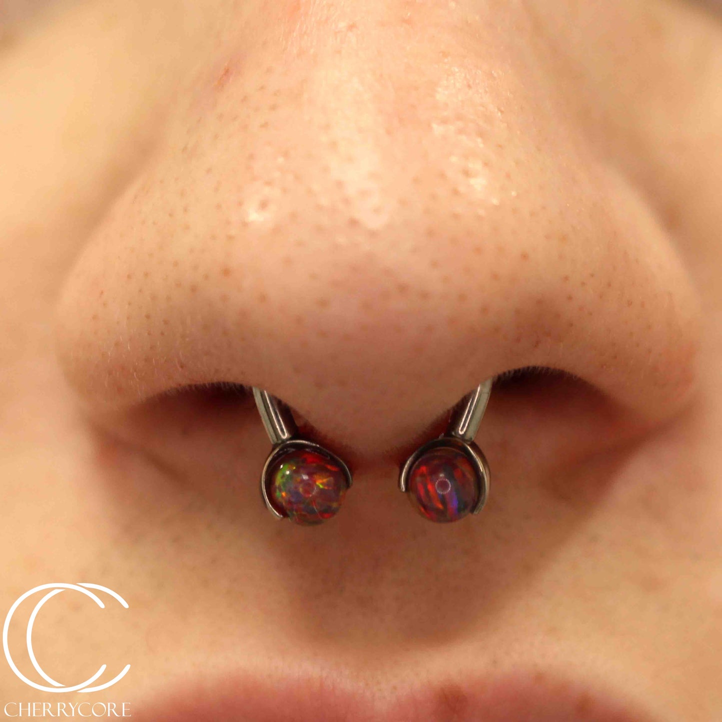 3 Prong Opal Ball Threaded Attachment