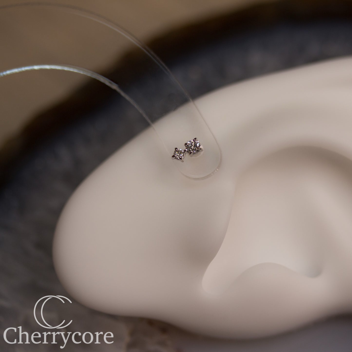 Bebe - Genuine Lab Diamonds-White Gold- Threadless Attachment