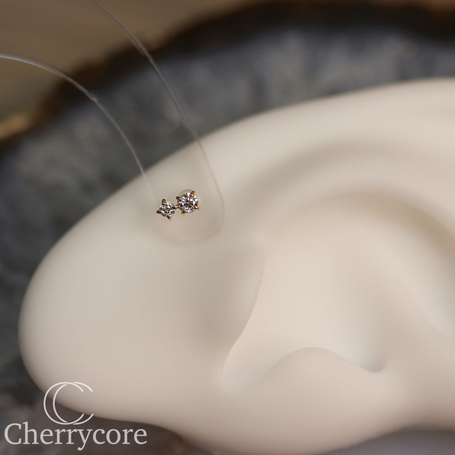 Bebe - Genuine Lab Diamonds- Threadless Attachment