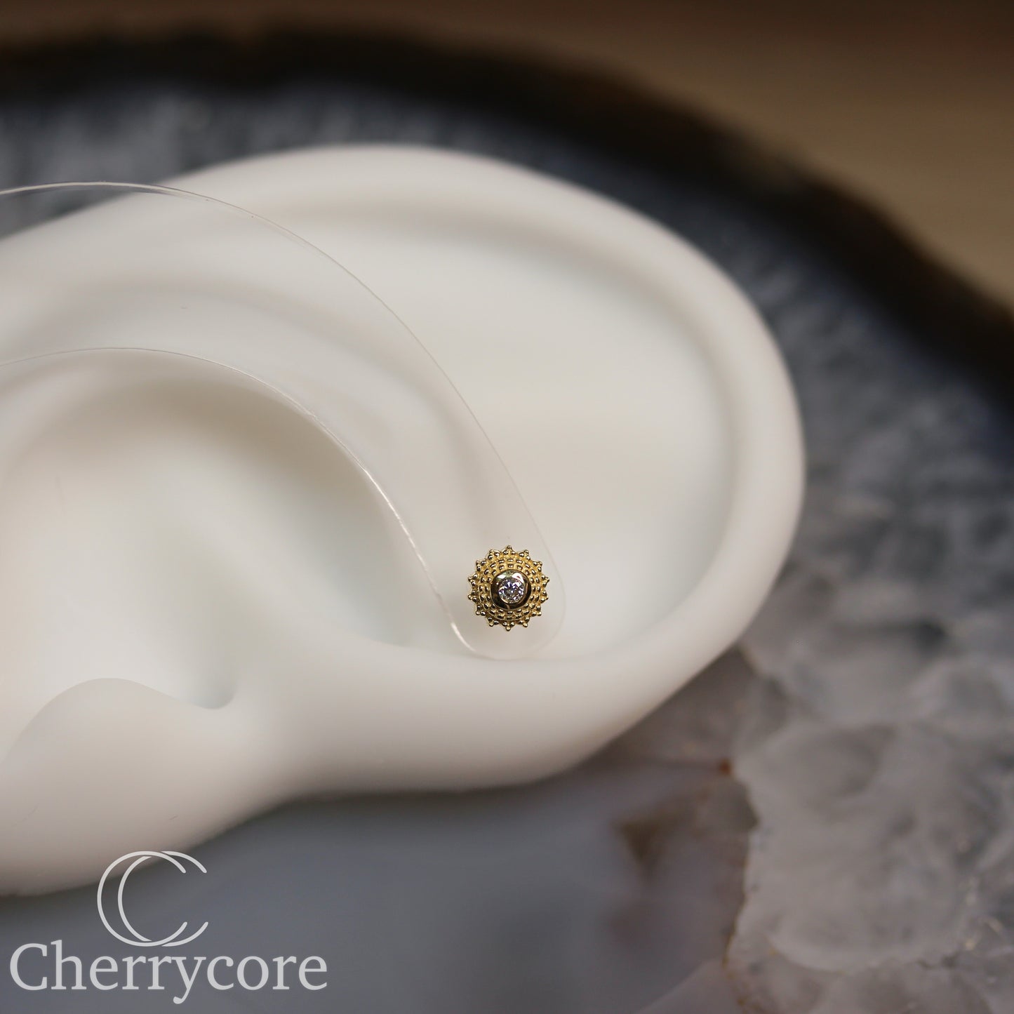 Negroni- Genuine Lab Diamnond- Threadless attachment