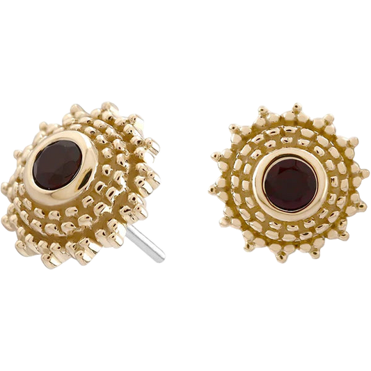 Neogroni- Genuine Garnet- Threadless attachment
