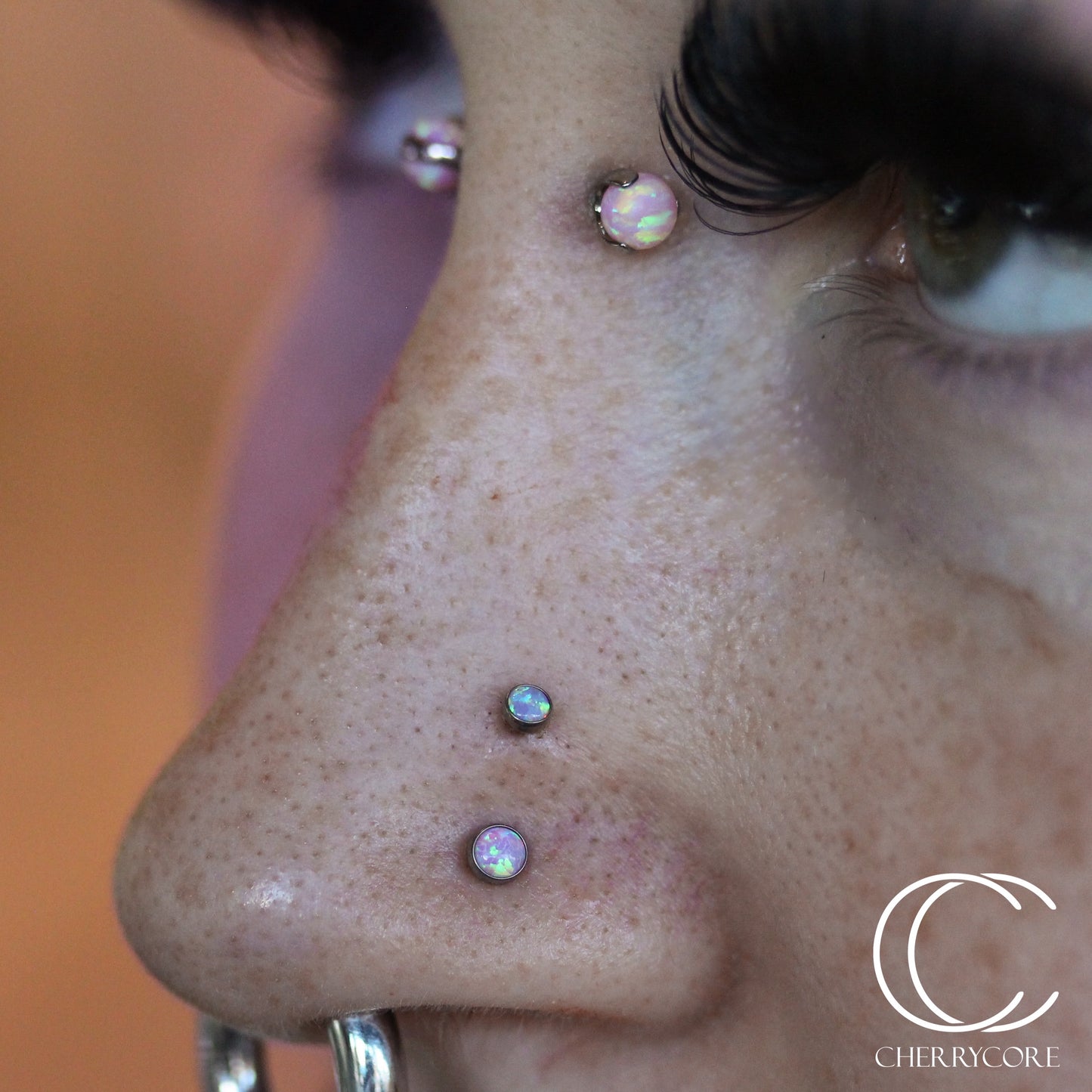 3 Prong Opal Ball Threaded Attachment