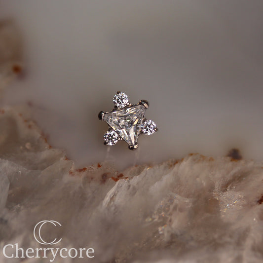 Northern Star - CZ- Titanium Threaded attachment